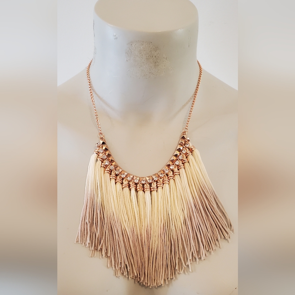 BCBGeneration Fringe Tassel Necklace - Picture 2 of 3